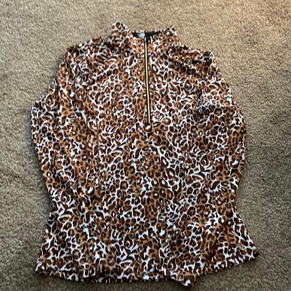 NWT Lilly Pulitzer Justine 1/2 Zip UPF 50+